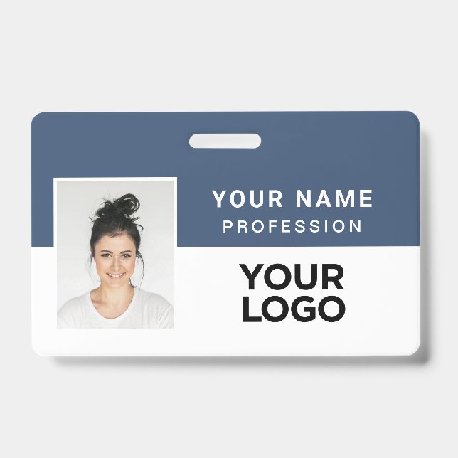 Badge d'identification nominatif pour employés d'e (Avant)