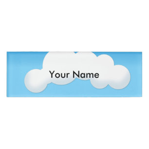 Badge D'identification Nuage