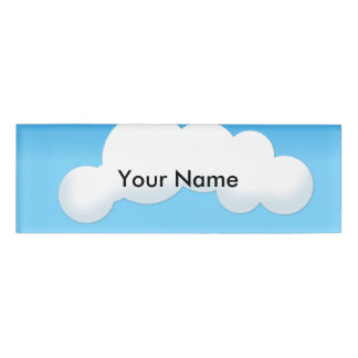 Badge D'identification Nuage