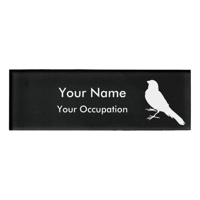 Badge D'identification Oiseau canarien permanent (Devant)