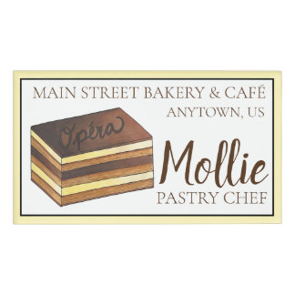 Badge D'identification Opéra pâtisserie pâtisserie pâtisserie pâtisserie