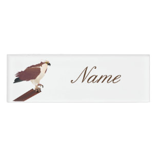 Badge D'identification Osprey Hawk Raptor Thunder_Cove