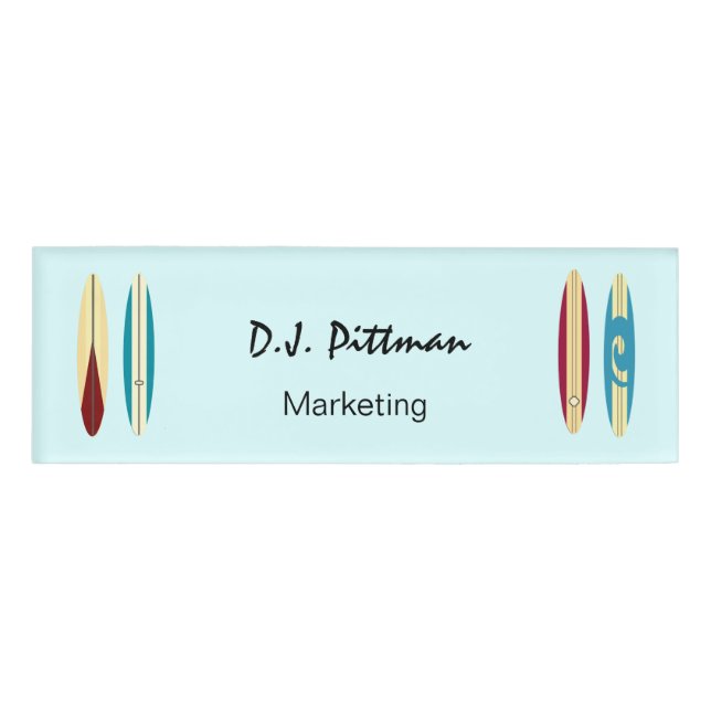 Badge D'identification Panneaux vintages (Devant)