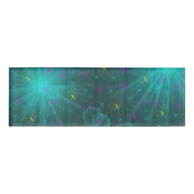 Badge D'identification papillon coloré (Devant)