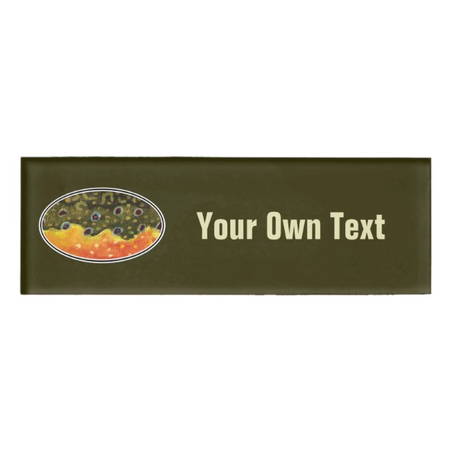 Badge D'identification Pêcheur de truite ou touriste (Devant)