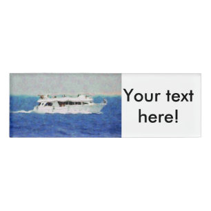 Badge D'identification Peinture de bateau