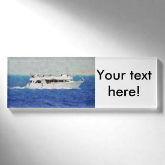 Badge D'identification Peinture de bateau