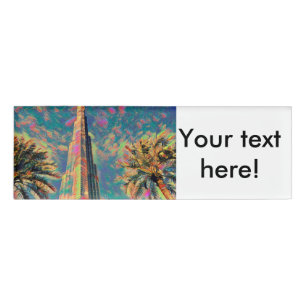 Badge D'identification Peinture de Burj Khalifa