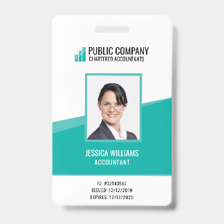Badge d'identification personnalisé avec photo pou