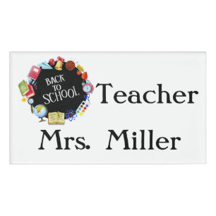 Badge D'identification Personnalisé de nouveau à l'école