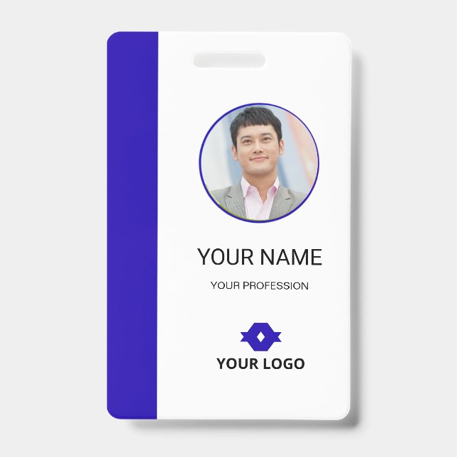 Badge d'identification personnalisé pour employé (Avant)