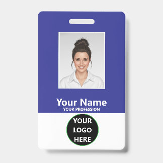 Badge d'identification personnalisé pour employé a