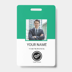Badge d'identification personnalisé pour employés