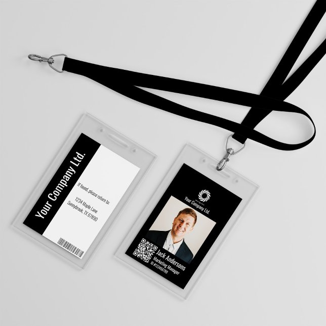 Badge d'identification personnalisé pour employés  (Créateur téléchargé)