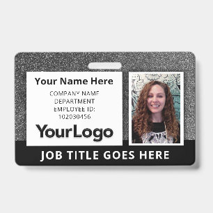 Badge d'identification personnalisé pour employés