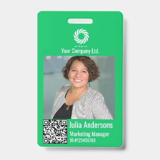 Badge d'identification personnalisé pour employés