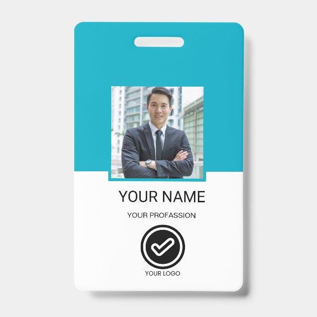 Badge d'identification personnalisé pour employés (Avant)