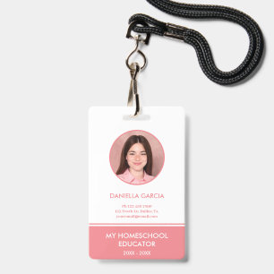 Badge d'identification personnalisé pour enseignan