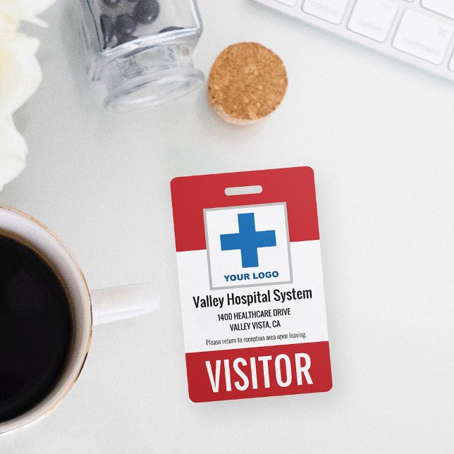 Badge d'identification personnalisé pour visiteur  (Créateur téléchargé)