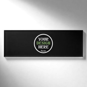 Badge D'identification personnalisé, unique, élégant et minimaliste hersh