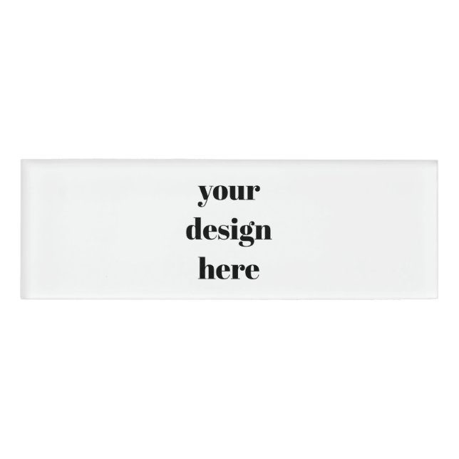 Badge D'identification Personnaliser ou Customiser (Devant)