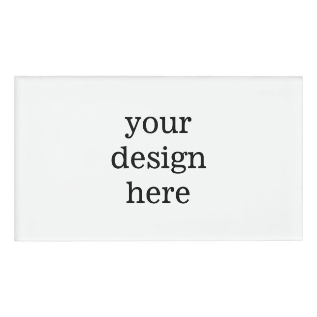 Badge D'identification Personnaliser ou Customiser (Devant)