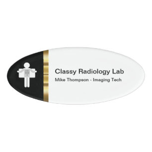 Badge D'identification Personnel du laboratoire de radiologie classique