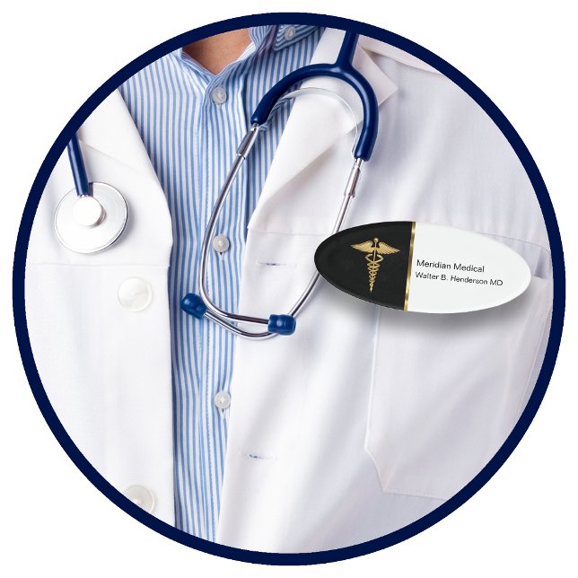 Badge D'identification Personnel Médicale Classique (Créateur téléchargé)
