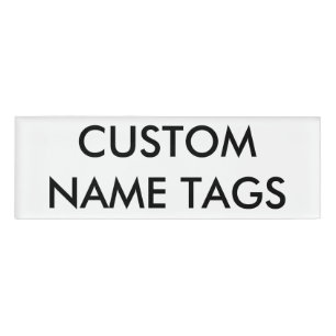 Badge D'identification Petit modèle nommé de blanc d'étiquette