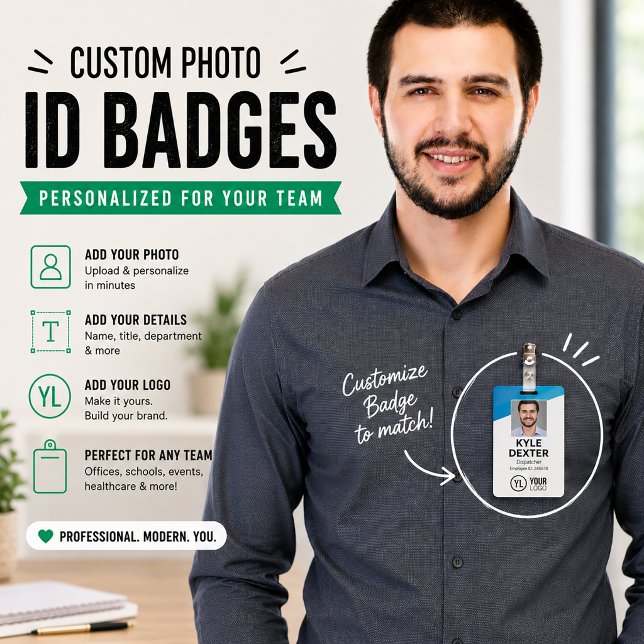 Badge d'identification photo (Créateur téléchargé)