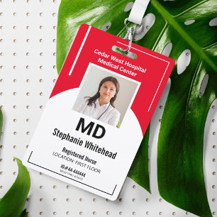 Badge d'identification photo personnalisé pour emp