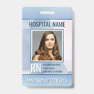Badge d'identification photo personnalisé pour emp