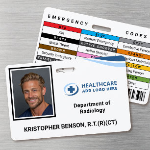 Badge d'identification photo personnalisé pour les