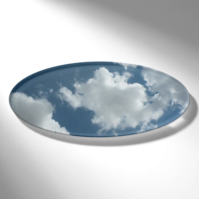 Badge D'identification Photographie abstraite de ciel nuageux (Devant)