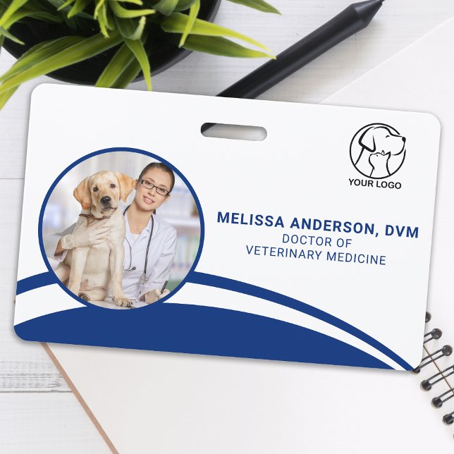 Badge d'identification photographique pour entrepr (Créateur téléchargé)