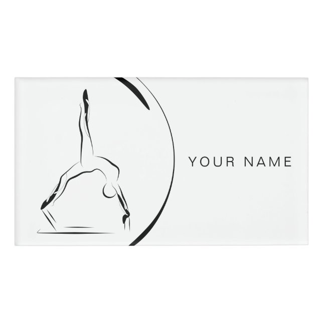Badge D'identification Pilates sur le réformateur (Devant)