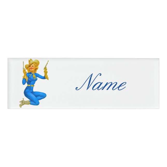 Badge D'identification Pin-up de la petite fille Thunder_Cove (Devant)
