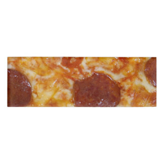 Badge D'identification Pizza de pepperoni