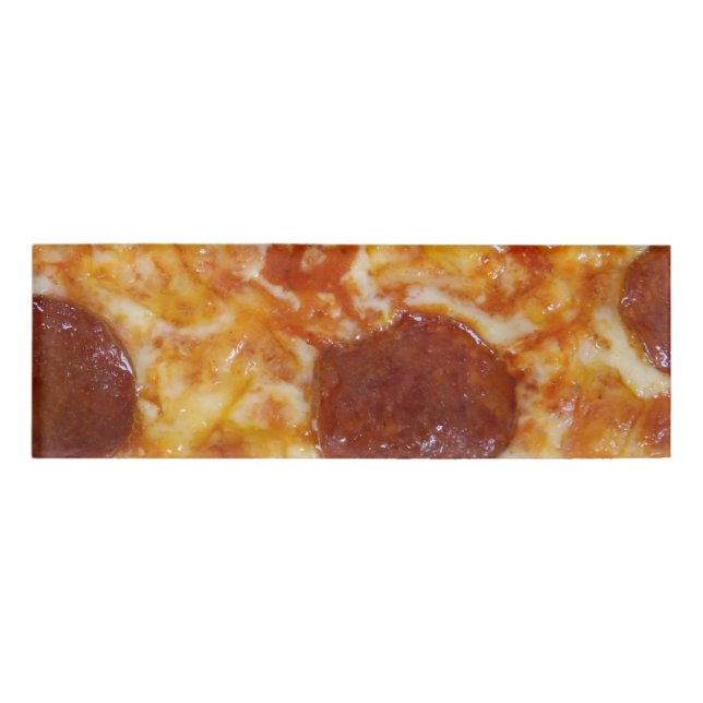 Badge D'identification Pizza de pepperoni (Devant)