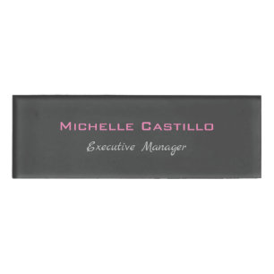 Badge D'identification Poste de personnel personnalisé moderne