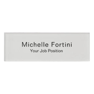 Badge D'identification Poste de personnel personnalisé moderne