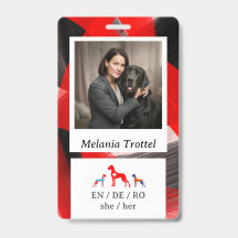 Badge d'identification pour la sécurité personnell