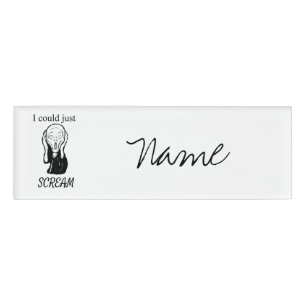 Badge D'identification Pourrait juste hurler Thunder_Cove