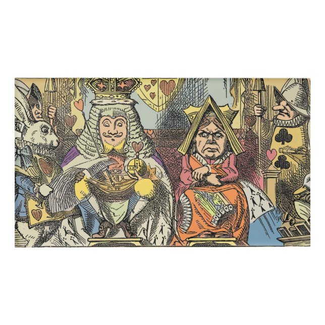 Badge D'identification Procès d'Alice : Le Jugement du Valet de Cœur Vint (Devant)