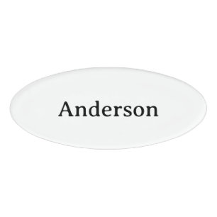 Badge D'identification Professionnel affaires 3" x 1,125"