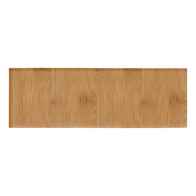 Badge D'identification Regard du bois de grain de pain grillé en bambou (Devant)