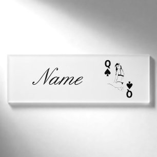 Badge D'identification Reine noire des pics Bikini noir Thunder_Cove