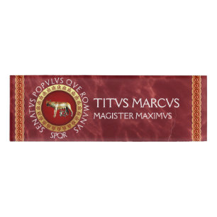 Badge D'identification Romain