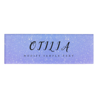 Badge D'identification Salon de beauté parties scintillant Ombre