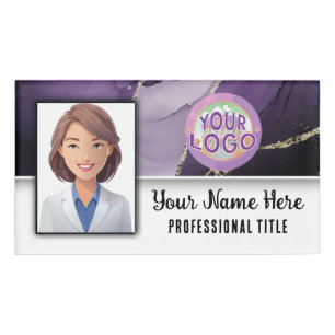 Badge D'identification Salon Spa de luxe Esthétique services haut de gamm
